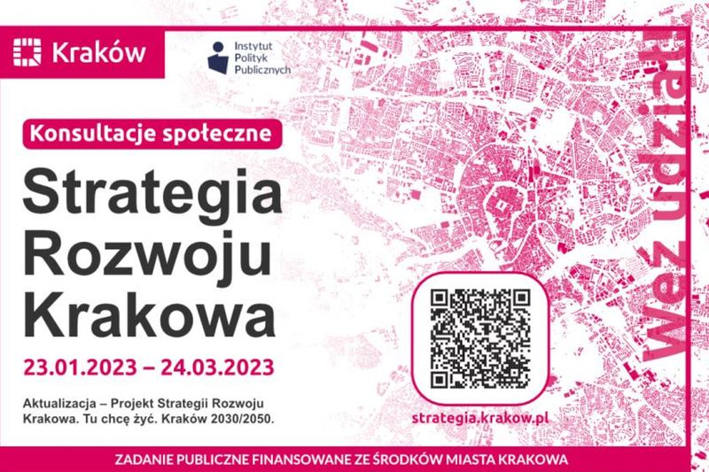 Konsultacje Strategii Rozwoju Krakowa 2030/2050