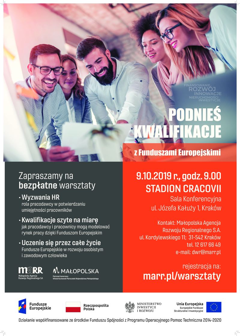 Warsztaty z Funduszami Europejskimi - 09.10.2019 , Stadion Cracovii — zdjęcie 2