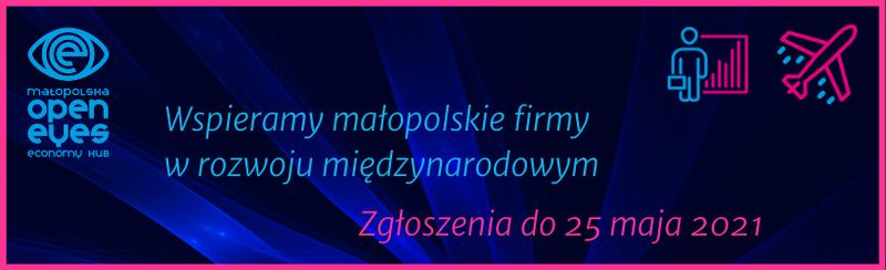 Zaproszenie do udziału w projekcie Małopolska Open Eyes Economy Hub - wsparcie dla przedsiębiorców